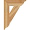 Ekena Millwork Traditional Traditional Rough Sawn Bracket, Western Red Cedar, 6"W x 24"D x 32"H BKT06X24X32TRA01RWR - alternate 3
